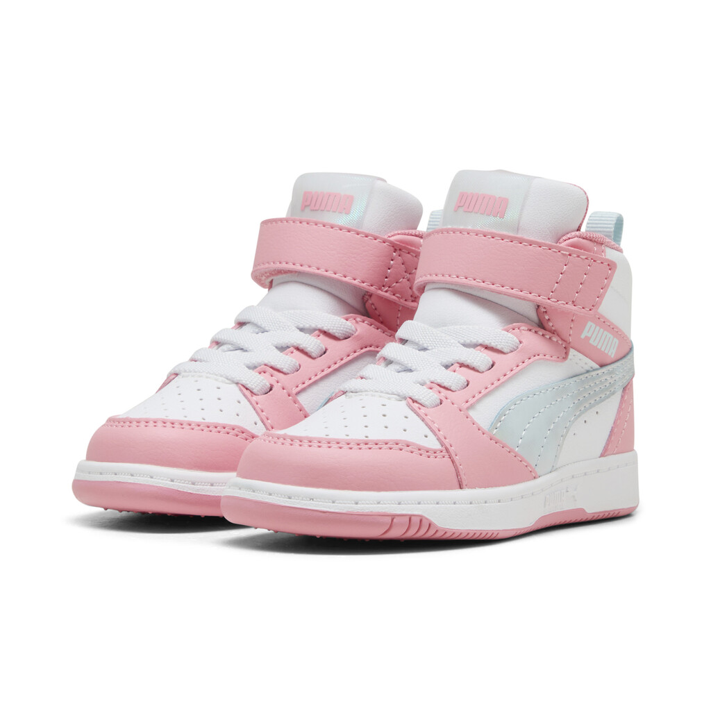 PUMA INFANT GIRL REBOUND MIDSpace Belle AC V6 MID 402769 01 ΛΕΥΚΟ/ΡΟΖ - Image 2