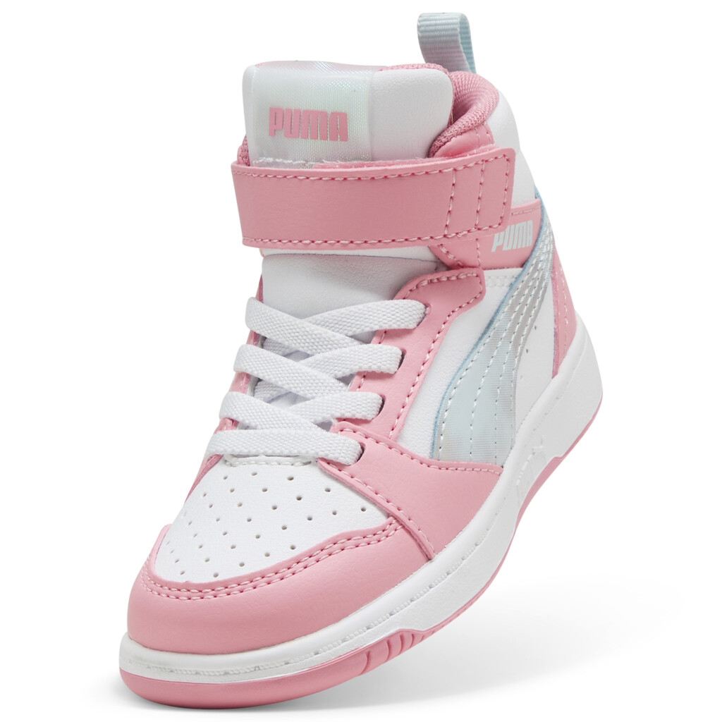 PUMA INFANT GIRL REBOUND MIDSpace Belle AC V6 MID 402769 01 ΛΕΥΚΟ/ΡΟΖ - Image 7