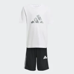 ADIDAS JUNIOR ΣΕΤ  ΒΕΡΜΟΥΔΑ MΠΛOYZA JM3791 ΜΑΥΡO