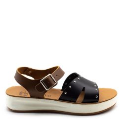 PRETTY SOFT SANDAL JUNIOR GIRL 1541 ΜΑΥΡΟ