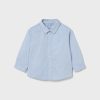 MAYORAL Πουκάμισο βασικό μωρό 15-00124-043 Γαλάζιο ρίγες