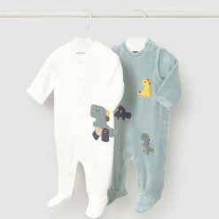 MAYORAL Πιτζαμάκι Νεογέννητο 15-02719-055 Εκρού-Πάγος