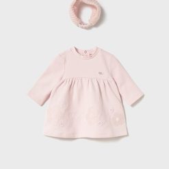 MAYORAL Φόρεμα Νεογέννητο 15-02803-063 Ροζ μπεμπέ