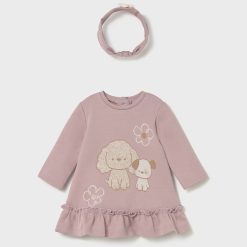 MAYORAL Φόρεμα Νεογέννητο 15-02809-015 Ροδοπέταλο