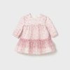 MAYORAL Φόρεμα Νεογέννητο 15-02817-041 Ροδοπέταλο
