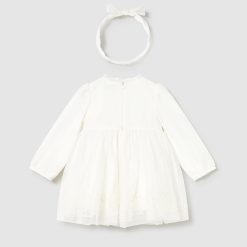 Alternative view of MAYORAL Φόρεμα μωρό 15-02902-064 Εκρού