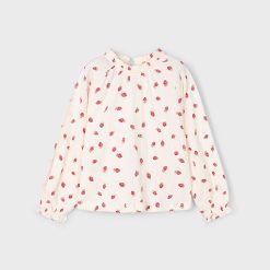MAYORAL Μπλούζα κορίτσι 15-04003-048 Μακιάτο-Κόκκινο