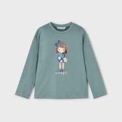 MAYORAL Μπλούζα κορίτσι 15-04005-053 Πράσινο