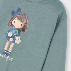 Alternative view of MAYORAL Μπλούζα κορίτσι 15-04005-053 Πράσινο