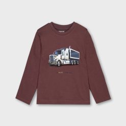 MAYORAL Μπλούζα αγόρι 15-04085-022 Δαμάσκηνο