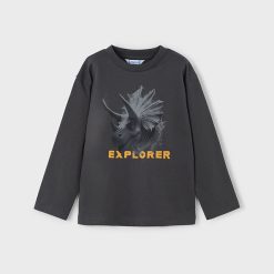 MAYORAL Μπλούζα αγόρι 15-04090-046 Πράσινο σκούρο