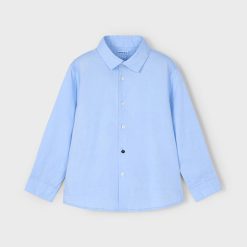 MAYORAL Πουκάμισο αγόρι 15-04130-074 Γαλάζιο