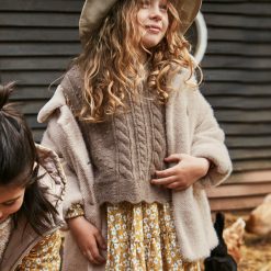 Alternative view of MAYORAL Γιλέκο κορίτσι 15-04314-024 Μπεζ μιξ