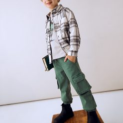 Alternative view of MAYORAL Παντελονι cargo μαλακο 15-04567-059 Πράσινο