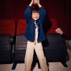 Alternative view of MAYORAL Παντελόνι μακρύ κορίτσι 15-04576-079 Αμύγδαλο