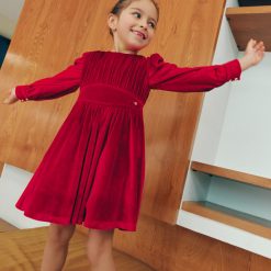 Alternative view of Abel & Lula Φόρεμα βελούδο glitter κορίτσι 15-05528-002 Κόκκινο