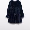 Abel & Lula Φόρεμα βελούδο πλισέ κορίτσι 15-05533-004 Ναυτικό μπλε