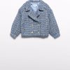Abel & Lula Ζακέτα tweed σταυροκουμπωτό κορίτσι 15-05841-004 Γαλάζιο