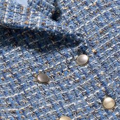 Alternative view of Abel & Lula Ζακέτα tweed σταυροκουμπωτό κορίτσι 15-05841-004 Γαλάζιο