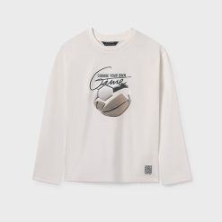 MAYORAL Μπλούζα αγόρι 15-07003-024 Κρεμ