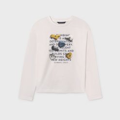 MAYORAL Μπλούζα αγόρι 15-07006-030 Κρεμ-Τοίχος αναρρίχησης