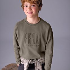 Alternative view of MAYORAL Μπλούζα αγόρι 15-07008-054 Γκριζοπράσινο