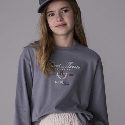 Alternative view of MAYORAL Μπλούζα κορίτσι 15-07025-027 Ανθρακί