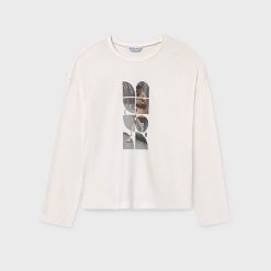 MAYORAL Μπλούζα κορίτσι 15-07029-019 Κρεμ