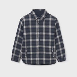 MAYORAL Πουκάμισο αγόρι 15-07106-046 Ναυτικό μπλε