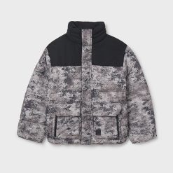 MAYORAL Μπουφάν αγόρι 15-07414-030 Μπεζ-Μαύρο