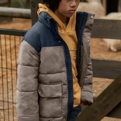 Alternative view of MAYORAL Μπουφάν αγόρι 15-07414-031 Πέτρα-Ναυτικό μπλε