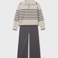 MAYORAL Σετ παντελόνι μακρύ κορίτσι 15-07583-014 Μολυβί έντονο
