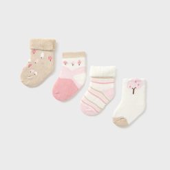 MAYORAL Καλτσάκια Νεογέννητο 15-09917-065 Ροζ-Χαλαζίας