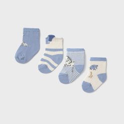 MAYORAL Καλτσάκια Νεογέννητο 15-09921-066 Γαλάζιο μωβ