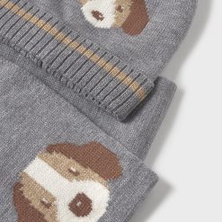 Alternative view of MAYORAL Σετ σκούφος και κασκόλ μωρό 15-10018-061 Ομίχλη σκούρο