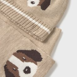 Alternative view of MAYORAL Σετ σκούφος και κασκόλ μωρό 15-10018-062 Μπεζ έντονο