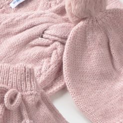 Alternative view of MAYORAL Σετ σκούφος και κασκόλ μωρό 15-10019-047 Ροζ