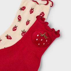 Alternative view of MAYORAL Καλτσάκια κορίτσι 15-10054-050 Κόκκινο