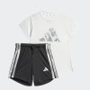 ADIDAS INFANT ΣΕΤ  ΒΕΡΜΟΥΔΑ MΠΛOYZA JM3797  ΜΑΥΡΟ/ΛΕΥΚΟ