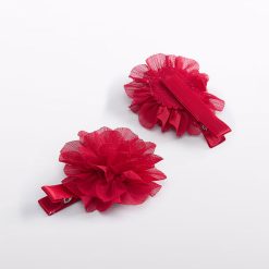 Alternative view of ABEL & LULA Σετ 2 τσιμπιδάκια λουλούδια γάζα baby κορίτσι 15-05967-028 Κόκκινο