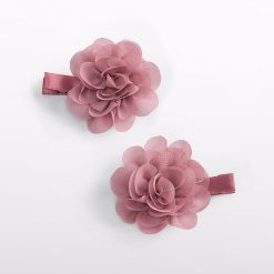 ABEL & LULA Σετ 2 τσιμπιδάκια λουλούδια γάζα baby κορίτσι 15-05967-031 Ροζ