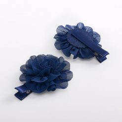 Alternative view of ABEL & LULA Σετ 2 τσιμπιδάκια λουλούδια τούλι κορίτσι 15-05969-069 Ναυτικό μπλε