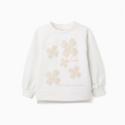 ZIPPY Φούτερ fleece κορίτσι 31073986041 Λευκό