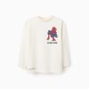 ZIPPY Μπλούζα με στάμπα Spiderman αγόρι 31074256021 Mπεζ ανοιχτό