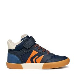 GEOX ΜΠΟΤΑΚΙΑ JUNIOR BOY J Gisli A J565CA 0MEFU C4218 ΜΠΛΕ