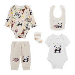 GUESS Παιδικό σετ κορίτσι H5YW16KAE14-LOH Μπεζ