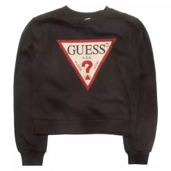 GUESS Παιδικό φούτερ κορίτσι J4YQ22KA6R4-JBLK Mαύρο