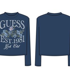 GUESS Mπλούζα με στάμπα κορίτσι J5YI20K6YW4-G7HR Mπλε