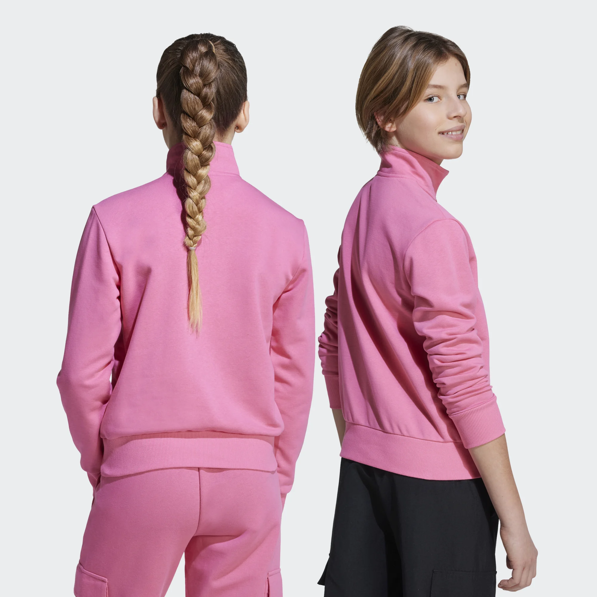 ADIDAS HOODY ΦΟΥΤΕΡ JUNIOR ΚΟΡΙΤΣΙ JN2434 ΦΟΥΞΙΑ - Image 9