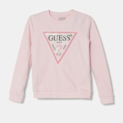 GUESS Παιδικό φούτερ κορίτσι K4YQ10KA6R4-G6K9 Ροζ